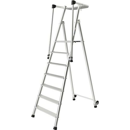 Zeer veilige trapladder Magnum 3, Toegangshoogte: 3.66 m, Platform hoogte: 1.66 m