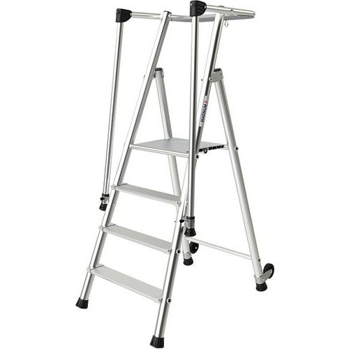 Zeer veilige trapladder Magnum 3, Toegangshoogte: 2.95 m, Platform hoogte: 0.95 m