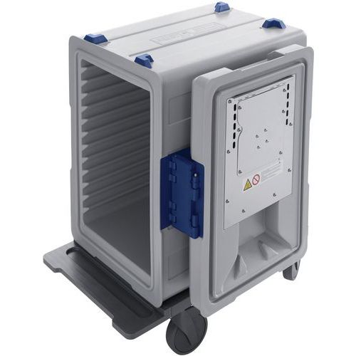 Conteneur de transp repas Poly chauffant 620 KBUH-F goulotte condensat