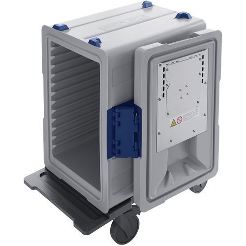 Conteneur transp repas Poly chauffant 620 KBRUH-F goulotte condensat