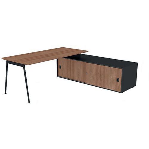 Bureau avec plateau 180x80 cm Solal - Quadrifoglio