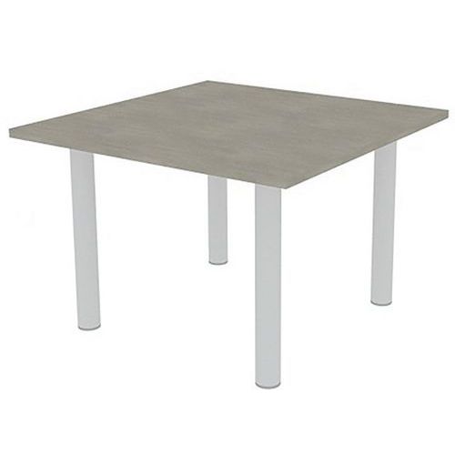 Table de réunion avec plateau carré 110x110 cm - Quadrifoglio