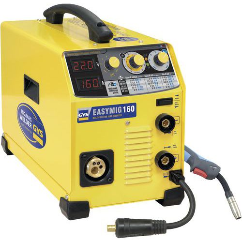 Halfautomatische inverter lasmachine, Vermogen: 3680 W, Min. lasintensiteit: 30 A, Max. stroomsterkte: 160 A