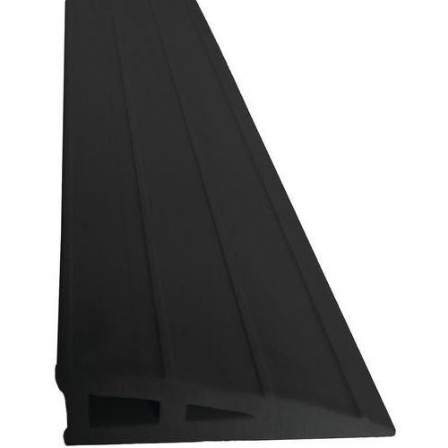Korte oprijhelling Waccess®, Lengte: 1000 mm, Totale breedte: 70 mm, Totale hoogte: 20 mm, Kleur: Zwart