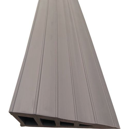 Korte oprijhelling Waccess®, Lengte: 1000 mm, Totale breedte: 110 mm, Totale hoogte: 30 mm, Kleur: Grijs