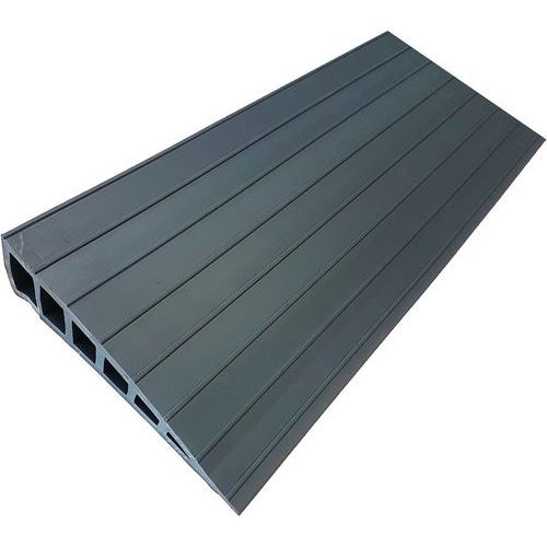Korte oprijhelling Waccess®, Lengte: 1000 mm, Totale breedte: 150 mm, Totale hoogte: 40 mm, Kleur: Grijs
