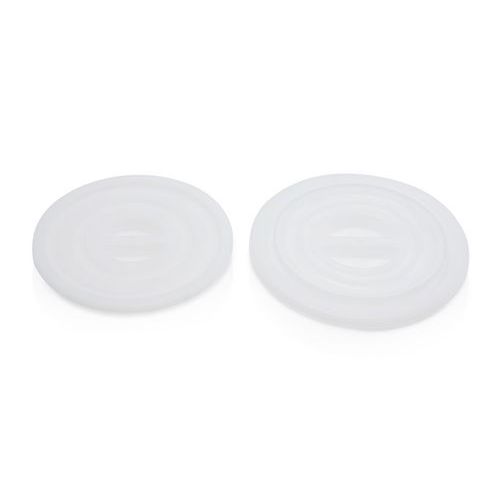 Deksel voor ronde bakken, Materiaal: Polyethyleen van hoge dichtheid, Kleur: Wit, Ø: 420 mm