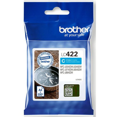 Inktpatroon standaardcapaciteit LC422 - Brother
