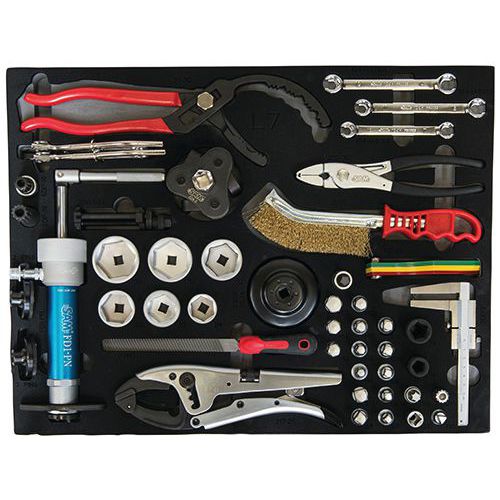 Aftappen en rem onderhoudsset 47 tools in module