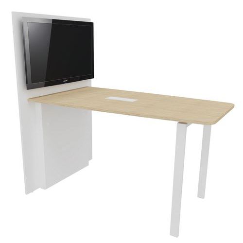Video conference station Visio Hub, hoge tafel