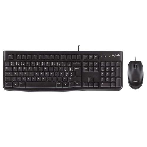 Set van Belgisch Azerty-toetsenbord MK120 met muis met kabel - Logitech Set van Belgisch Azerty-toetsenbord MK120 met muis met kabel - Logitech