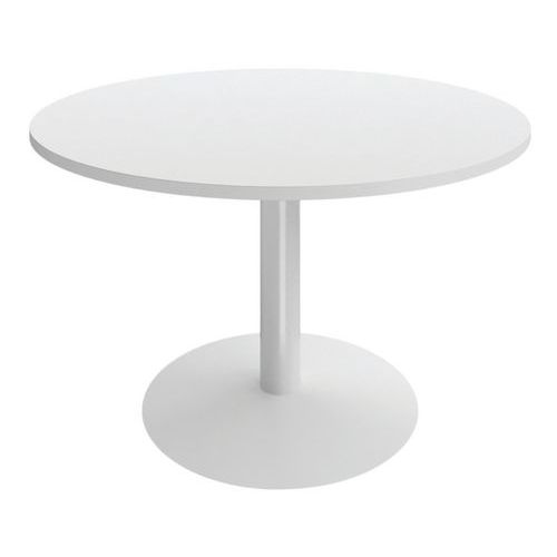 Table de réunion Astro ronde pied central Ø 100 cm Buronomic