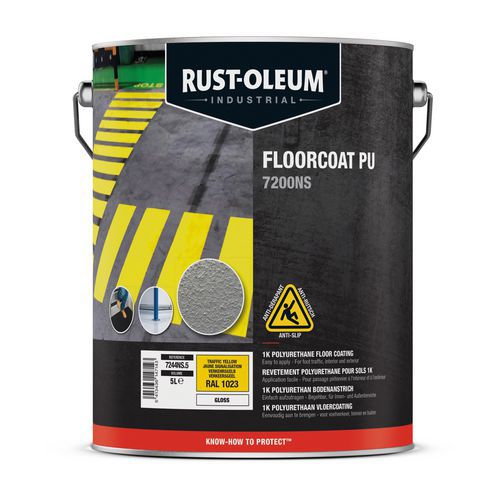 Peinture antidérapante 7200NS Floorcoat PU - Rust Oleum
