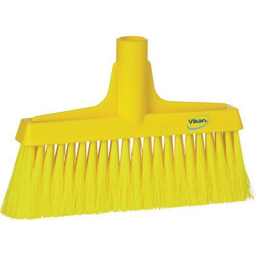 Bezem met harde en zachte vezels, Type huishoudelijk accessoire: Bezem, Ergonomisch: ja, Kleur: Geel