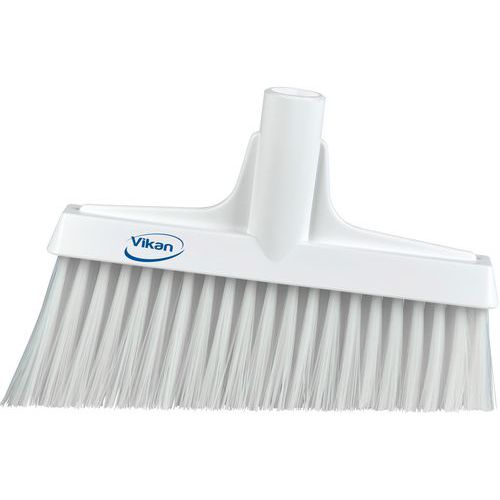 Bezem met harde en zachte vezels, Type huishoudelijk accessoire: Bezem, Ergonomisch: ja, Kleur: Wit