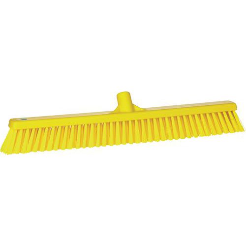 Combi-veger, Type huishoudelijk accessoire: Bezem, Kleur: Geel, Lengte: 610 mm, Materiaal: Polypropyleen