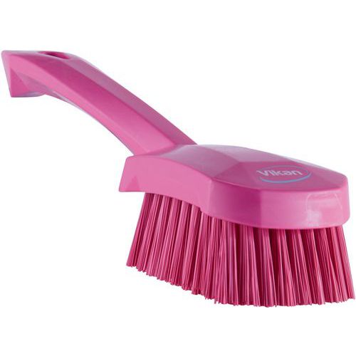 Afwasborstel met korte steel, Type huishoudelijk accessoire: Borstel, Ergonomisch: ja, Kleur: Roze