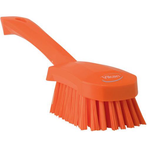 Afwasborstel met korte steel, Type huishoudelijk accessoire: Borstel, Ergonomisch: ja, Kleur: Oranje