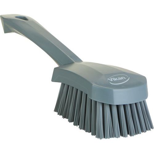 Afwasborstel met korte steel, Type huishoudelijk accessoire: Borstel, Ergonomisch: ja, Kleur: Grijs