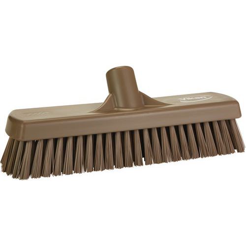Vloerschrobber voor zwaar werk, Type huishoudelijk accessoire: Bezem, Ergonomisch: ja, Kleur: Bruin