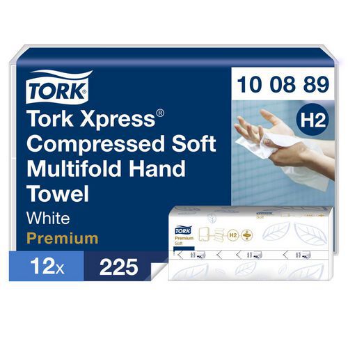 Handdoeken Z-gevouwen - wit, H2, 2-laags - Tork
