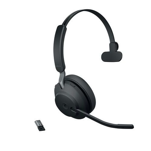 Headset met snoer Evolve2 65 Mono USB-A MS Link 380a - Jabra