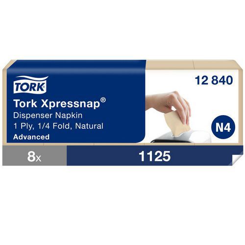 Servetten naturel zz-vouw voor dispenser N4 - Tork Xpressnap®