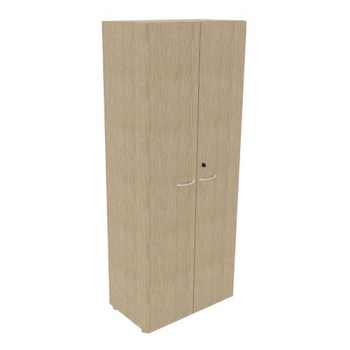 Armoire haute bois 2 portes battantes Buronomic