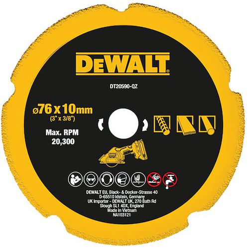 Diamantblad Multi-materiaal - Dewalt