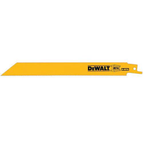 Reciprozaagblad voor metaal 203 mm 8mm - 18 TPI - Set van 100 - Dewalt