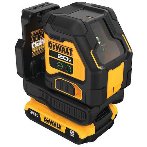 Kruislijnlaser Groen 18V XR 2.0Ah in TSTAK - Dewalt