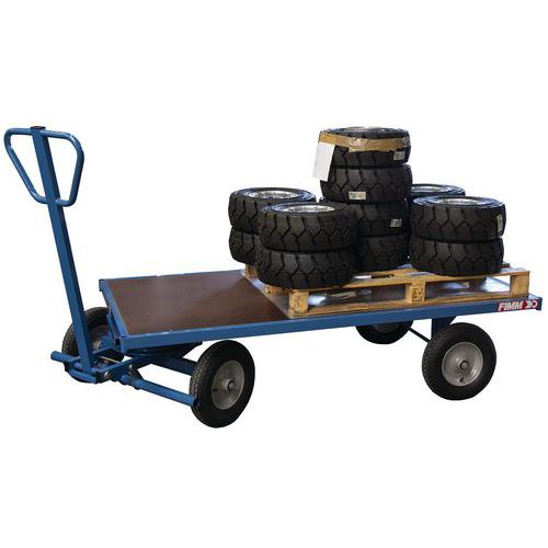 Remorque plateau nu - 1000 kg - FIMM