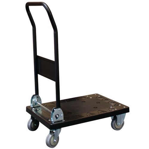 Platformwagen opvouwbaar polypropyleen -250 of 300kg, Max. belasting: 250 kg, Totale hoogte: 940 mm