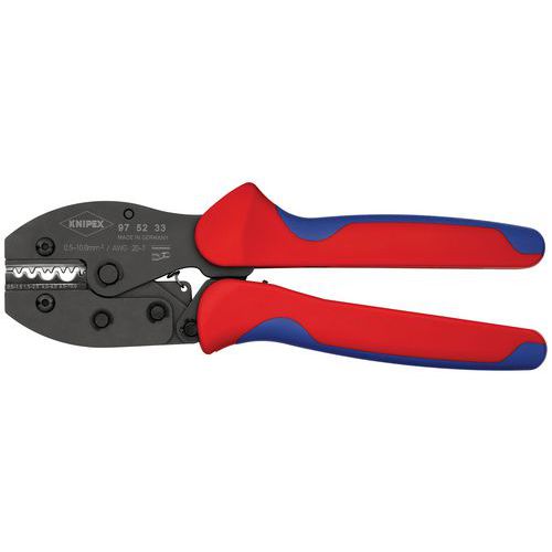 Krimptang PreciForce gebruineerd meer-componentengrepen 220mm - Knipex