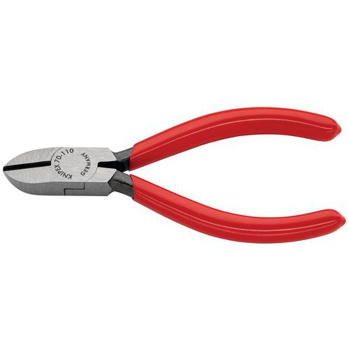 Zijsnijtang met kunststof bekleed zwart geatramenteerd - Knipex