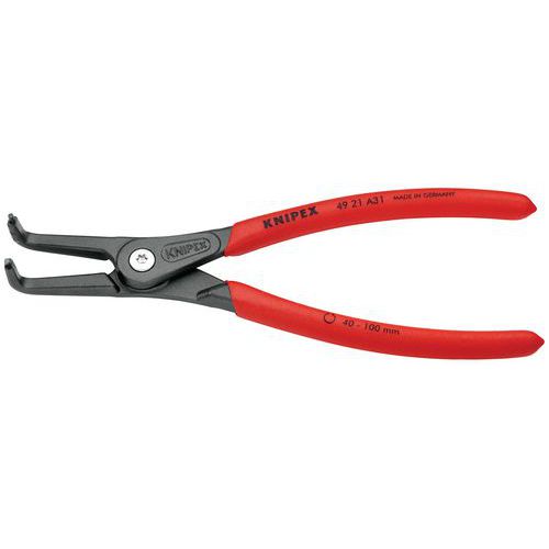 Precisie-borgveertang, voor buitenringen op assen - Knipex