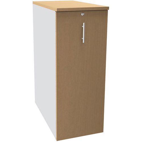 Caisson blanc Tower H114 3 tablettes