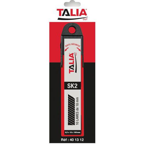 Afbreekmes 18 mm SK2 - Set van 10 - Taliaplast