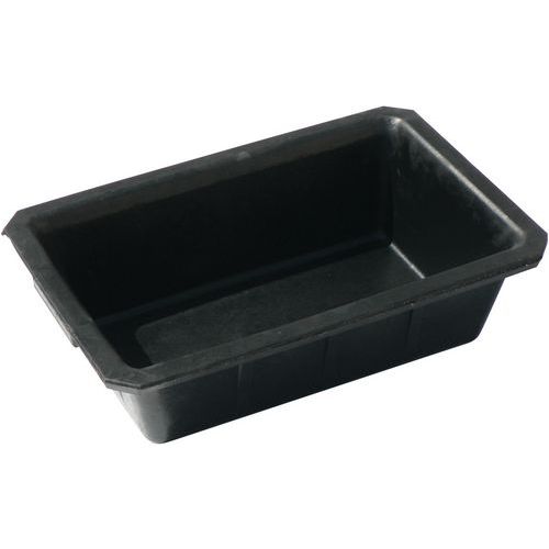 Mortelbak van gewapend rubber 10 L - Taliaplast