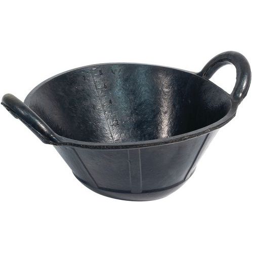 Trog Spart gewapend rubber 9L - Taliaplast