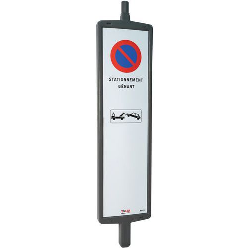 Verboden parkeren voor elektrisch voertuig die niet opladen Taliaplast