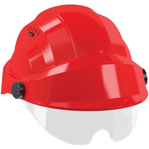 Veiligheidshelm Rood met bril Orizon - Taliaplast