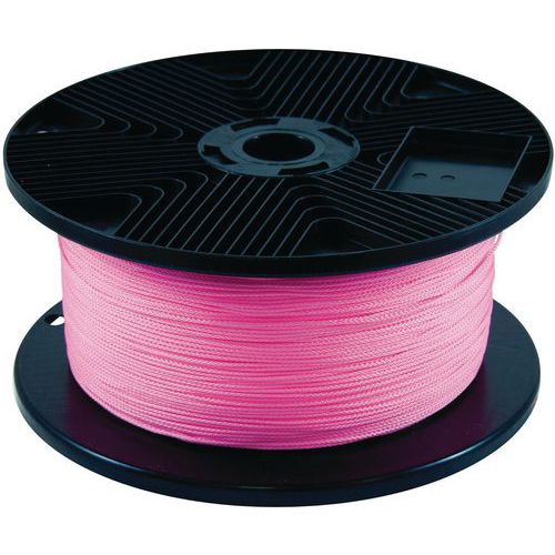 Metselkoord op spoel polypropyleen - fluorescerend roze - Taliaplast