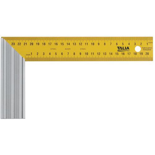 Hoekwinkelhaak met stalen blad en aluminium - Taliaplast