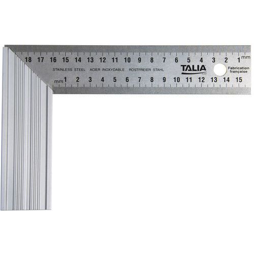Winkelhaak hoek rvs blad aluminium - Taliaplast