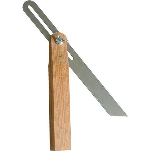 Zwaaihaak met houten hak - Taliaplast
