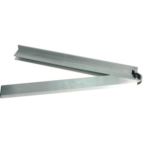 Zweihaak aluminium met hiel - Taliaplast
