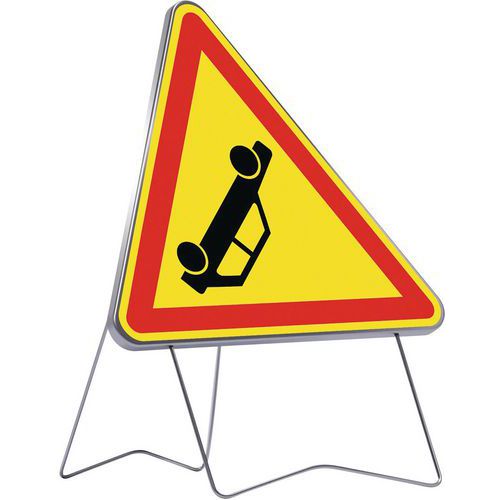 Waarschuwingsbord tijdelijk voor ongeluk AK31 - Taliaplast