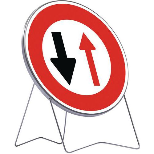 Verkeersbord tijdelijk Tegenliggers hebben voorrang B15 - Taliaplast