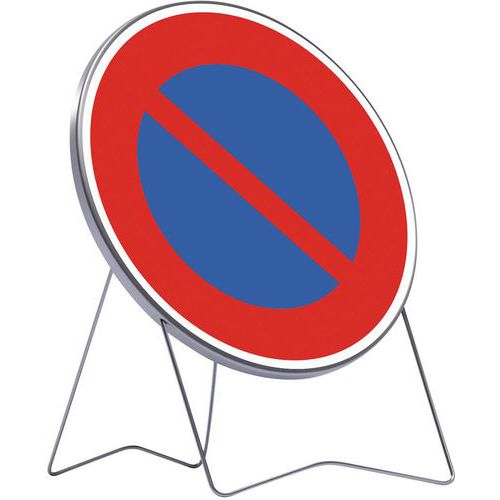 Verkeersbord tijdelijk - parkeren verboden B6a1 - Taliaplast